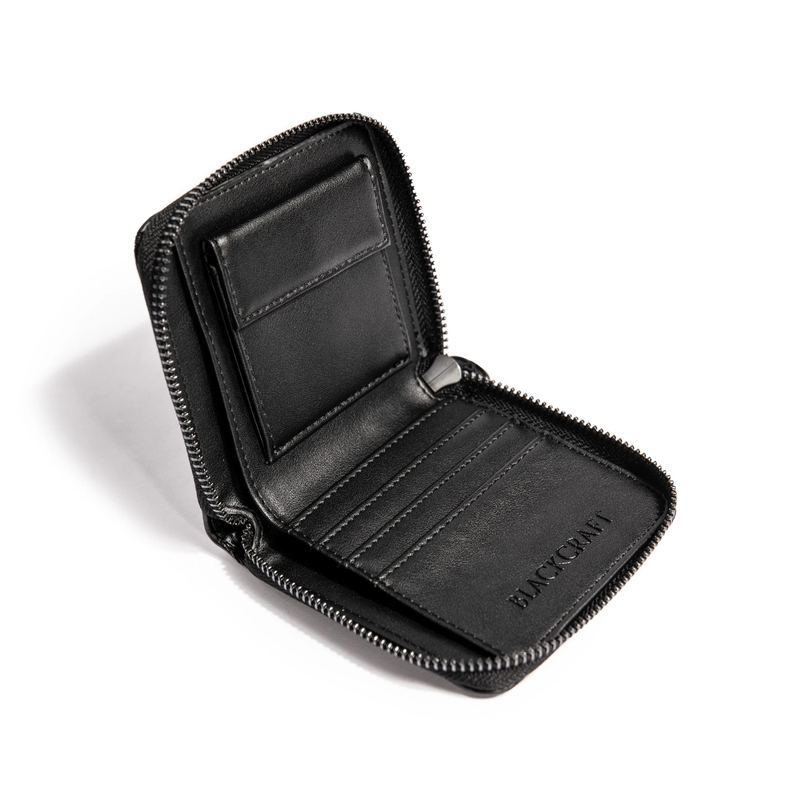 Baphomet Embossed Small Zip Wallet - Image 4