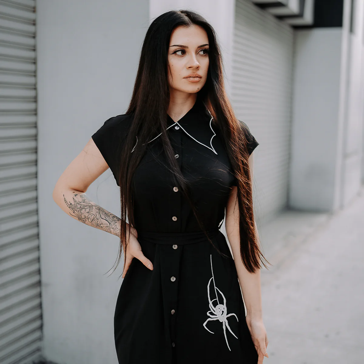 Creatures Shirt Dress - Image 4