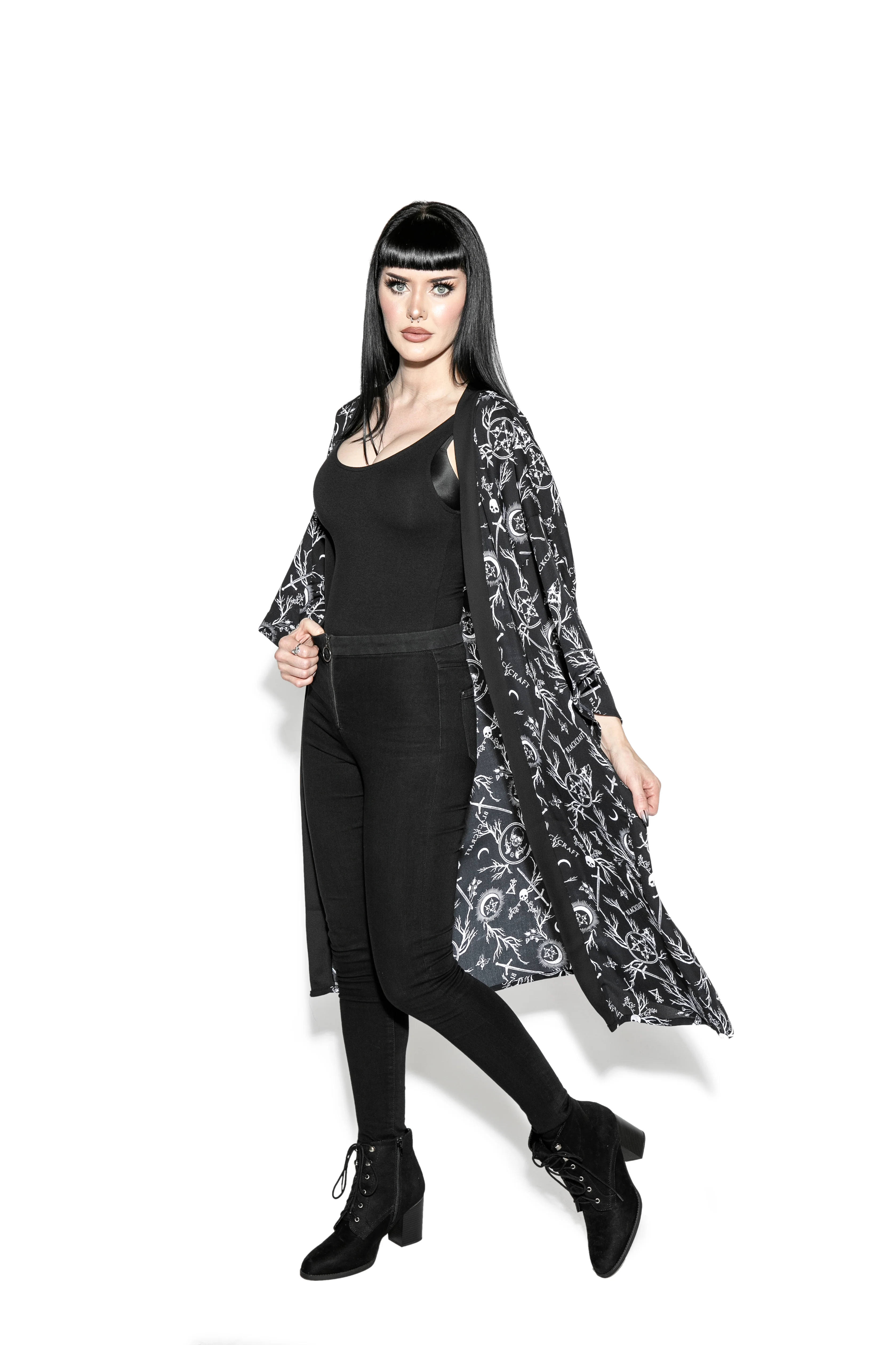 Demons Long Duster Kimono - Image 3