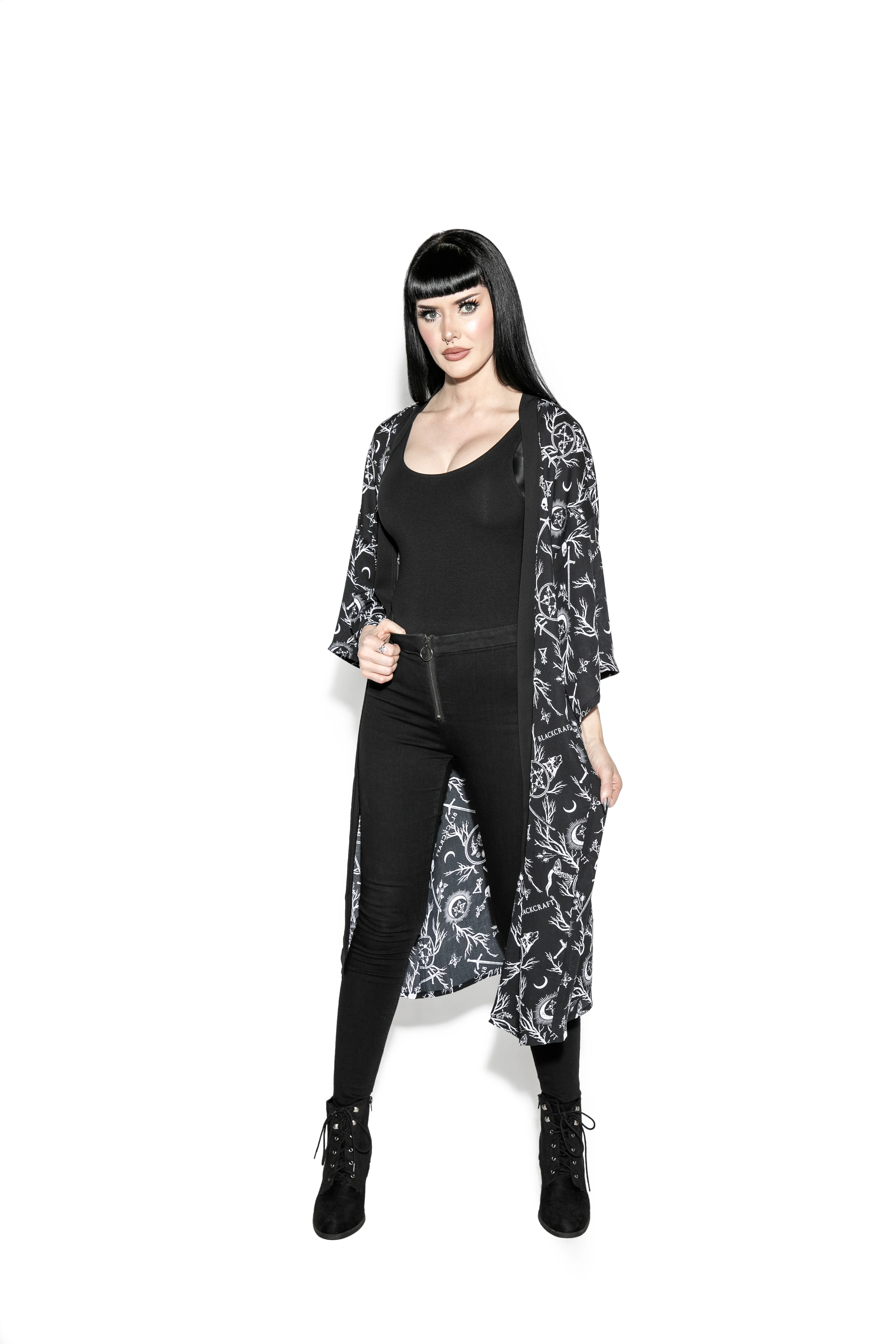 Demons Long Duster Kimono - Image 4