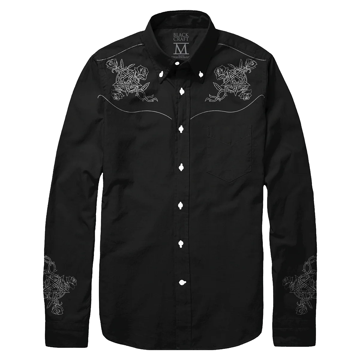 Embroidered Pentarose Western Shirt - Image 3