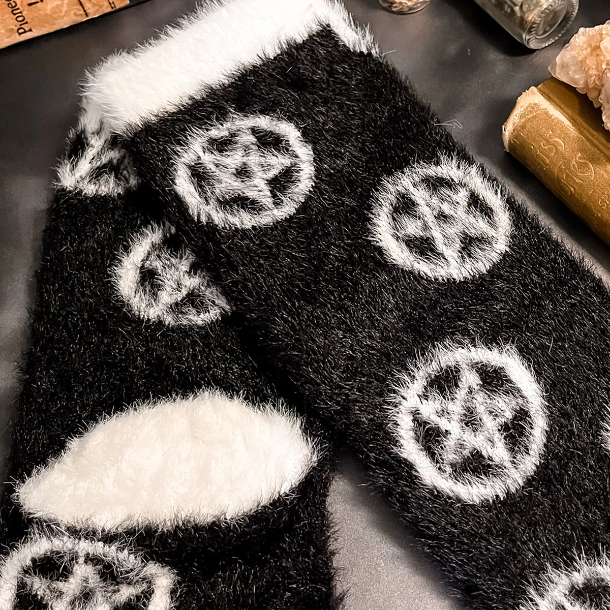 Fuzzy Pentagram Socks - Image 3