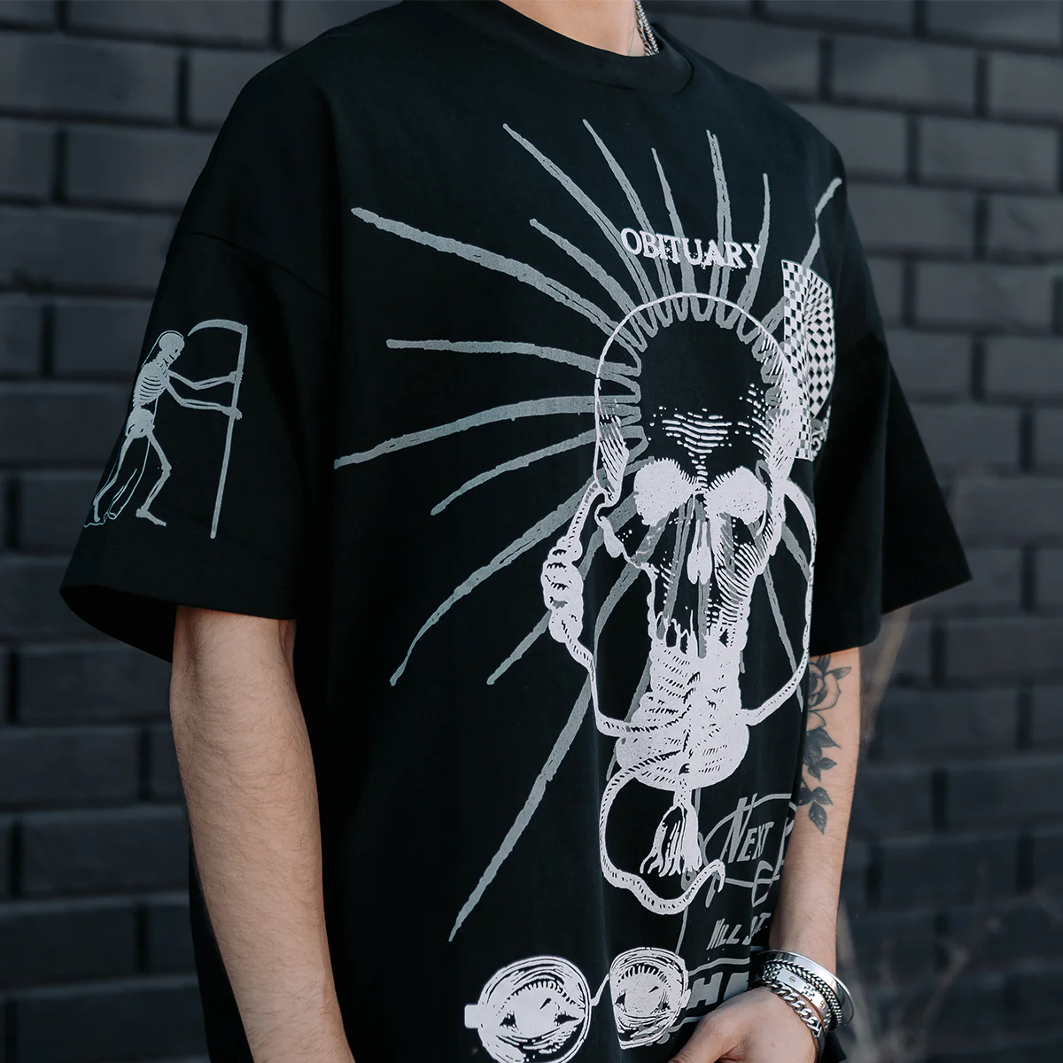 Hell's Obituary T-Shirt - Image 3