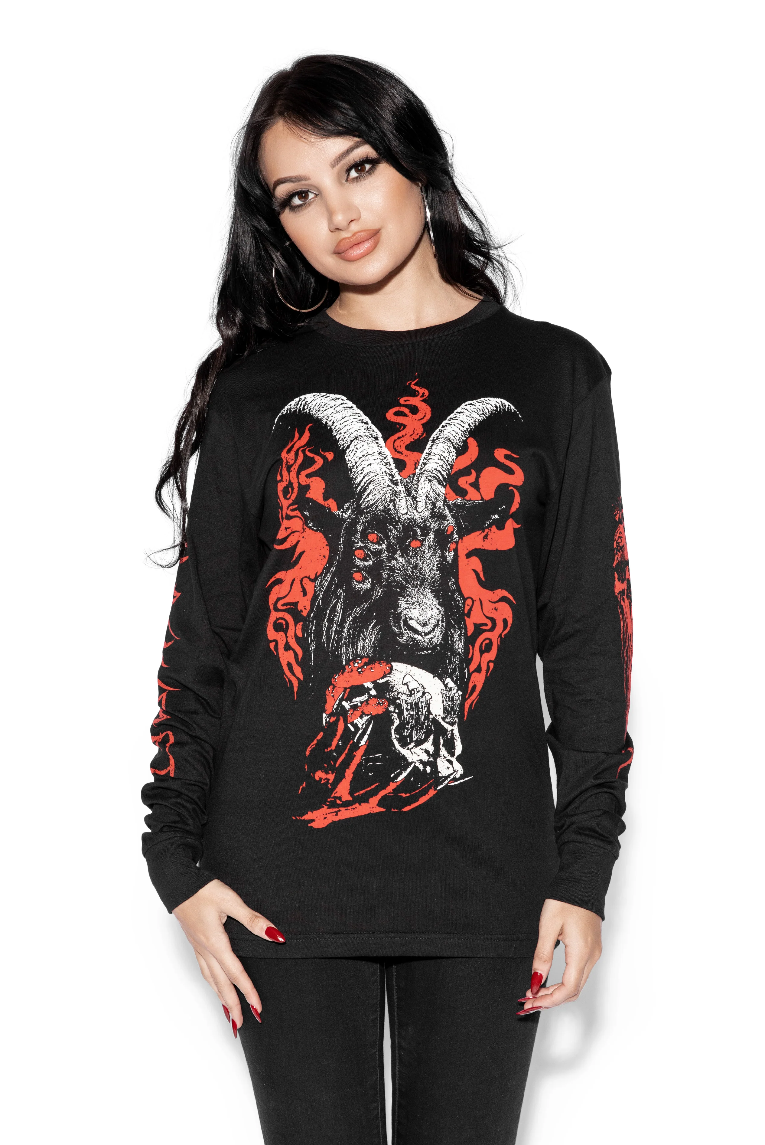 Hexed Hooves Long Sleeve T-Shirt - Image 3