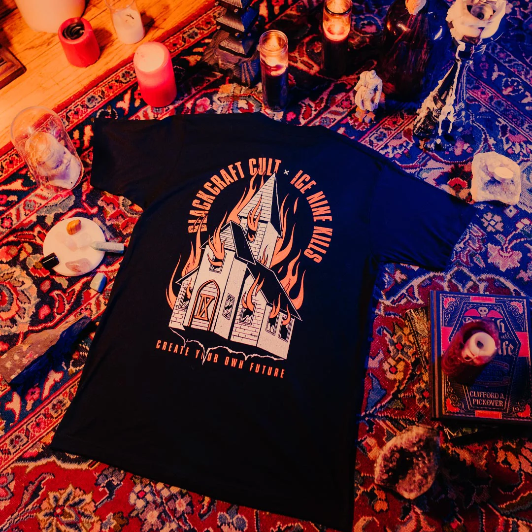 INK Burning Church T-Shirt - Image 2