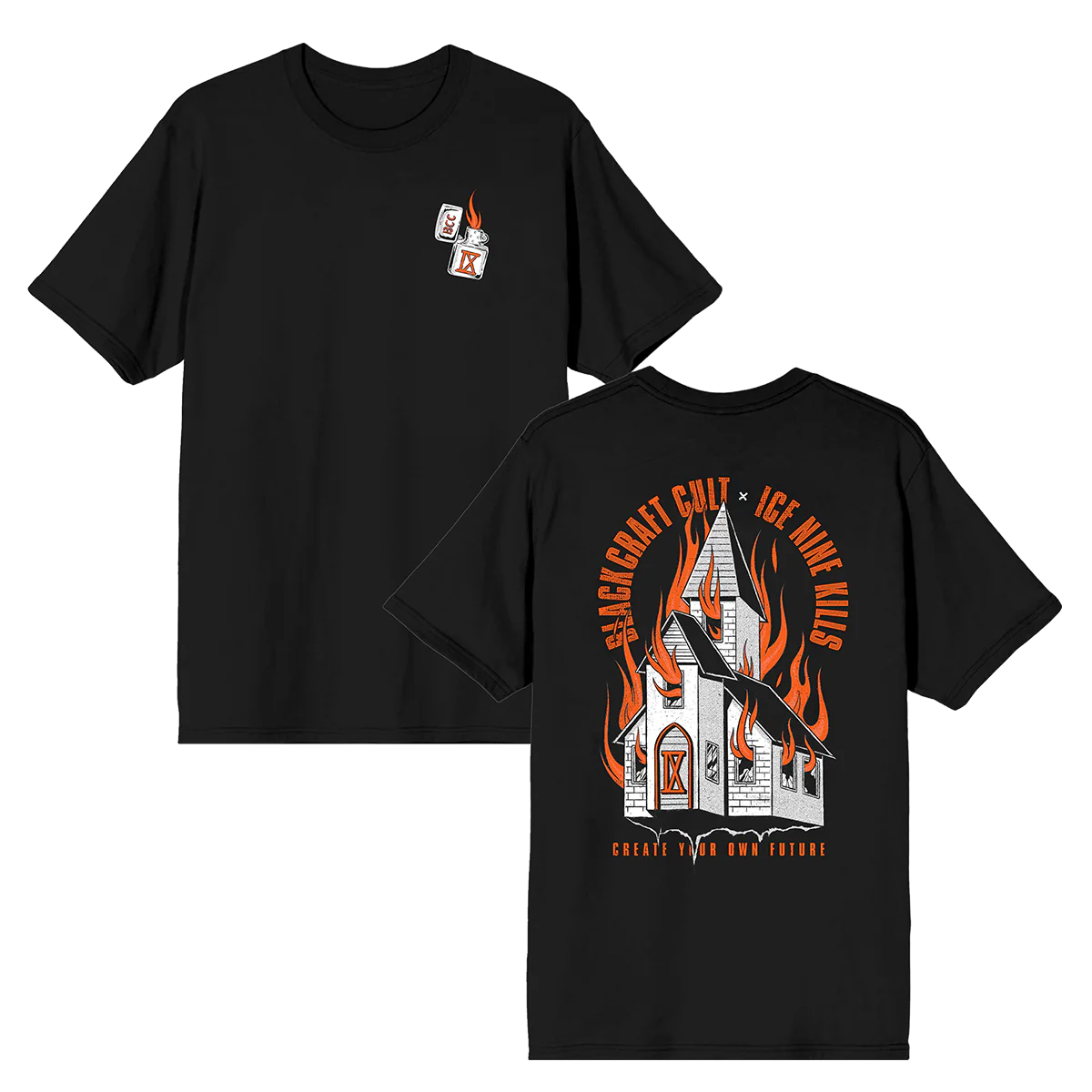 INK Burning Church T-Shirt - Image 4