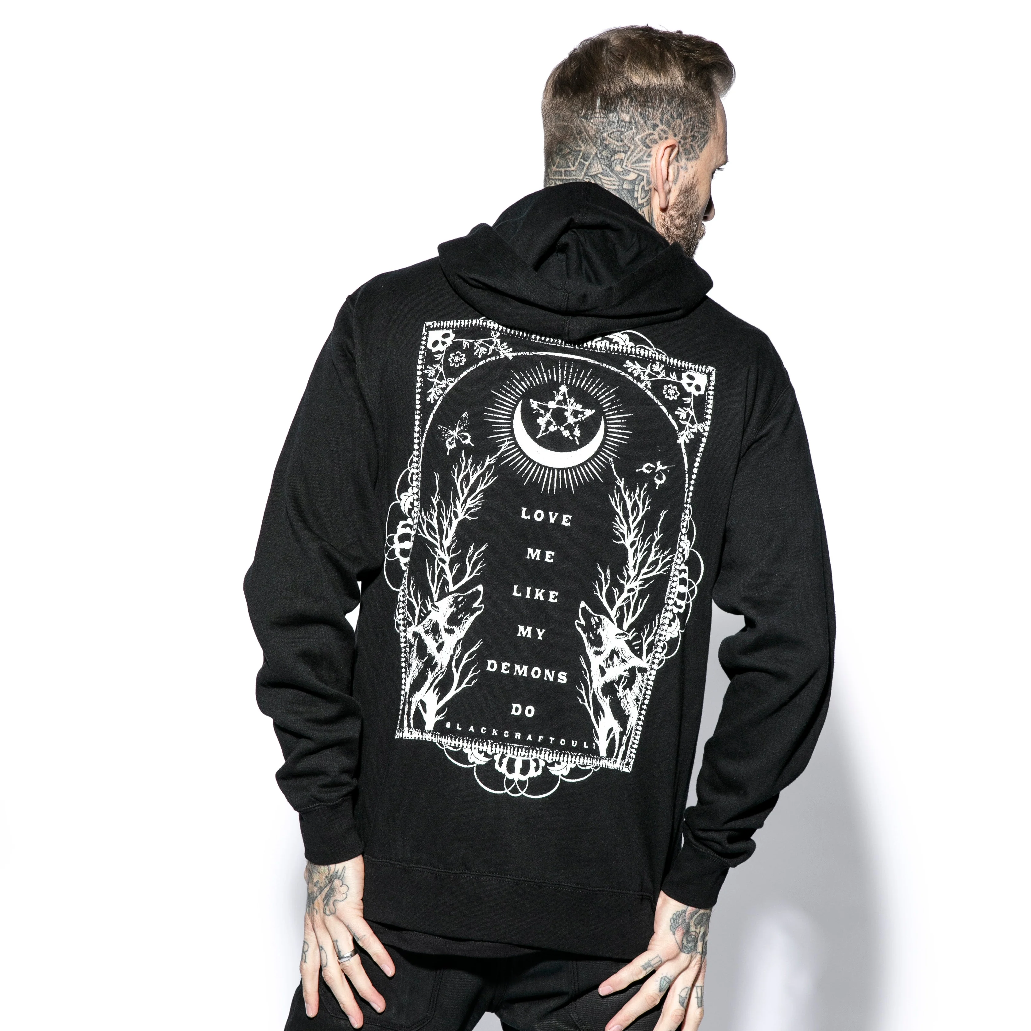 Love Me Like My Demons Do Zip-Up Hoodie - Image 3