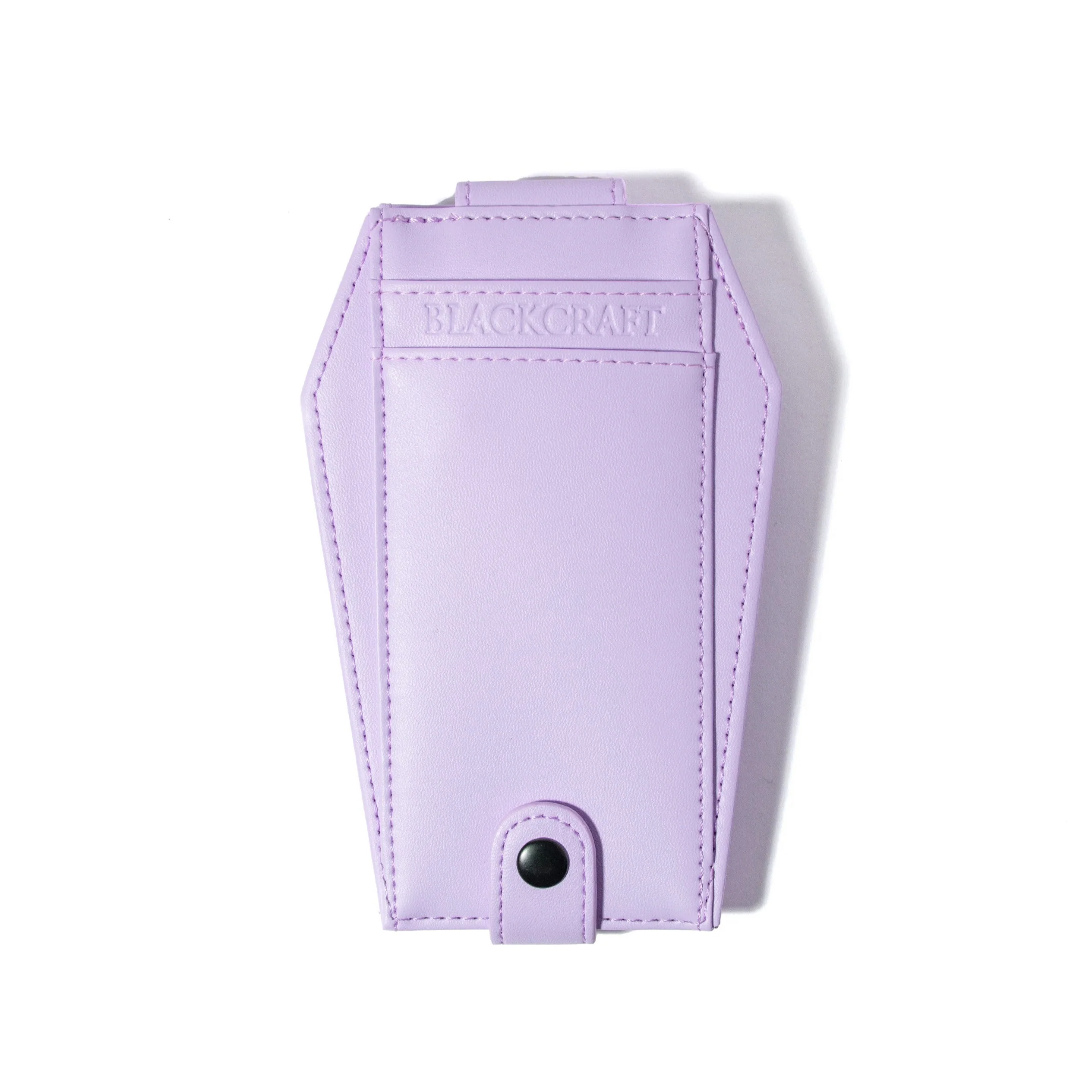 Never Trust Purple Coffin Cardholder Wallet - Image 3