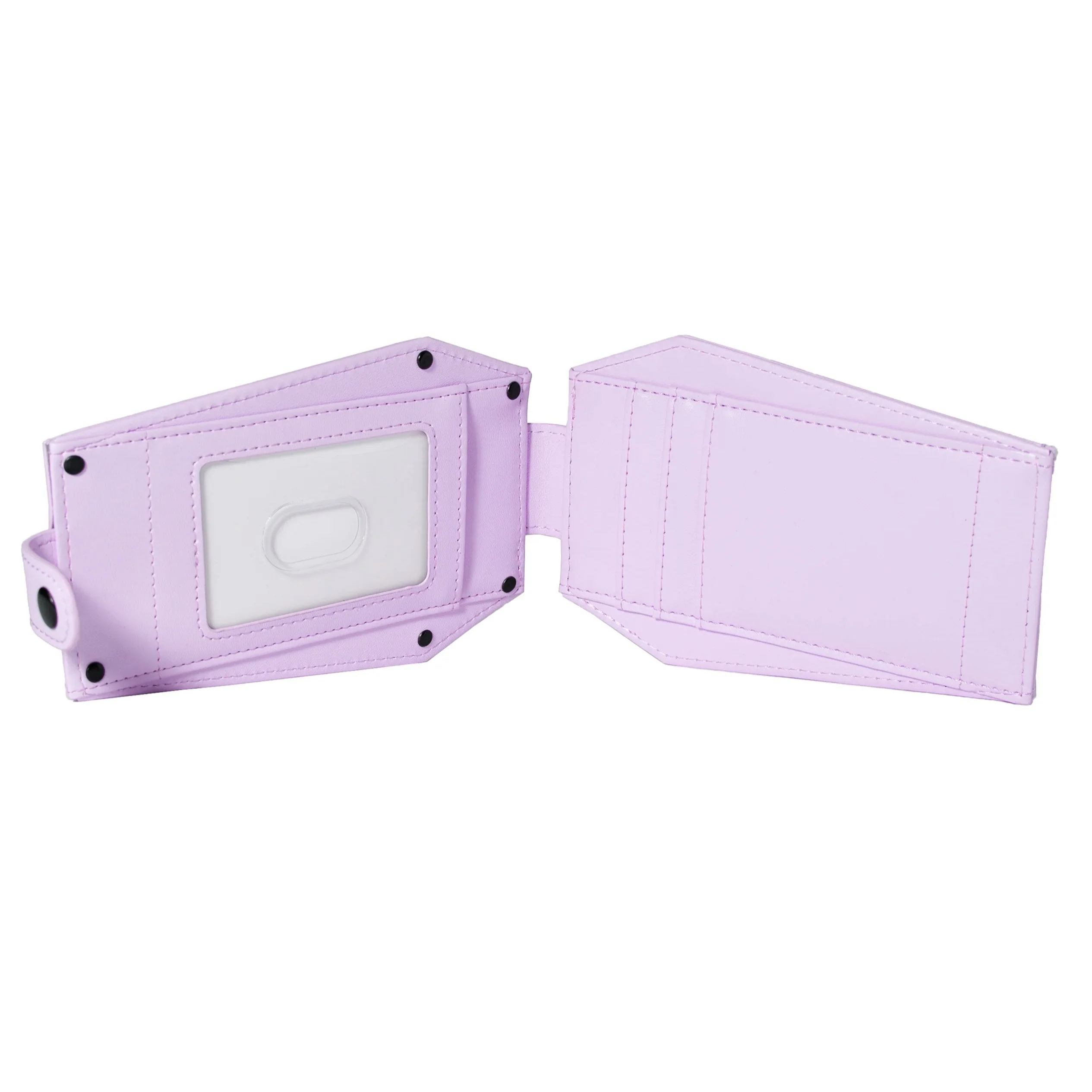 Never Trust Purple Coffin Cardholder Wallet - Image 4