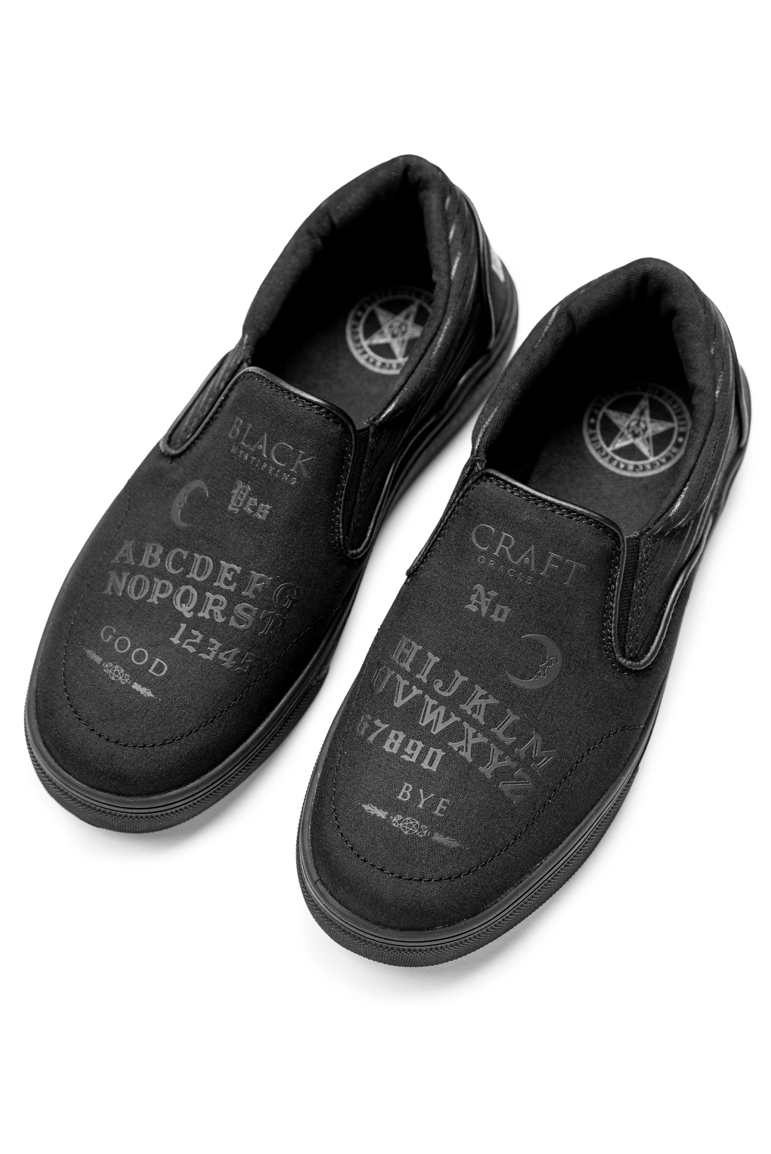 Ouija Black on Black Slip On Sneaker - Image 5