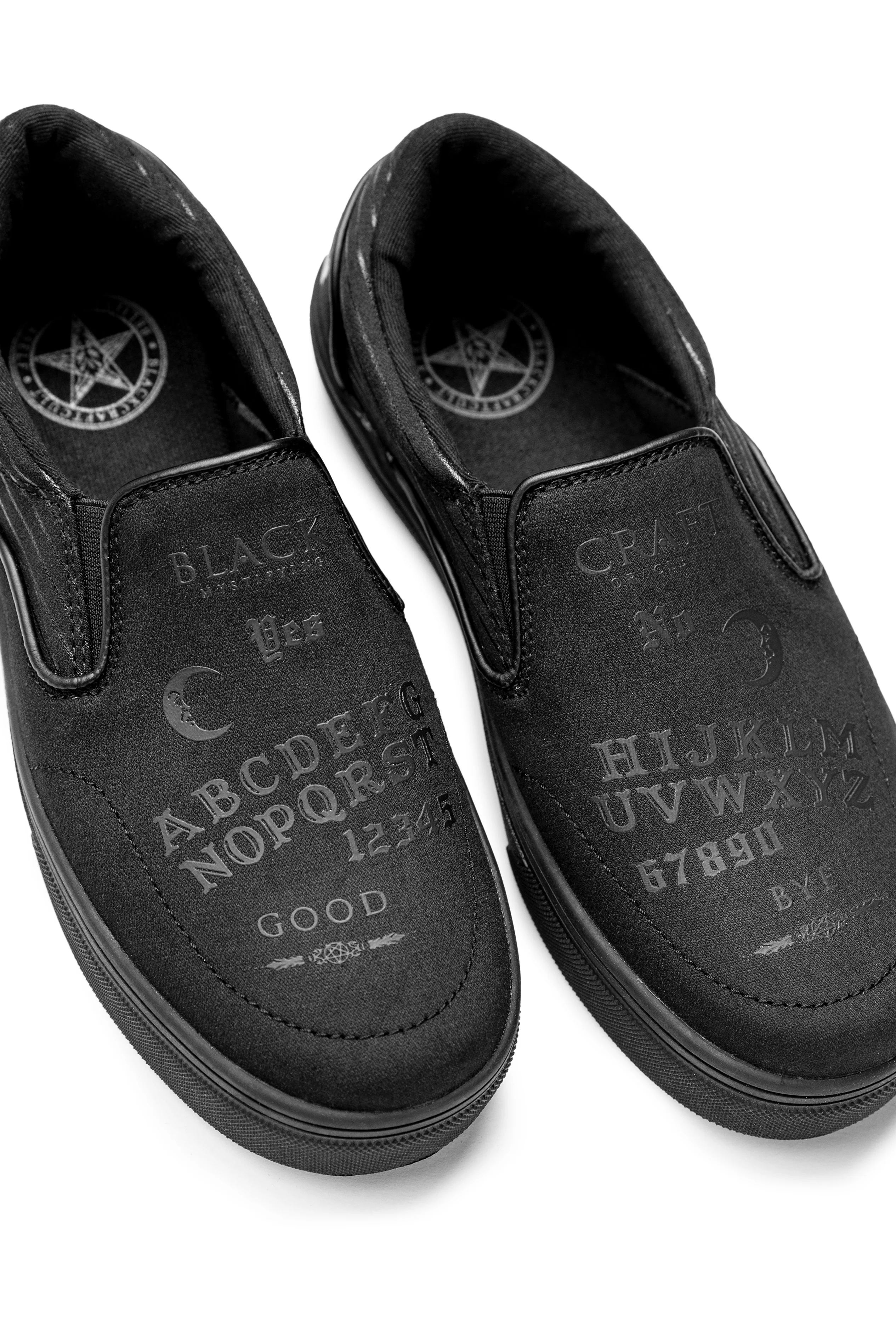 Ouija Black on Black Slip On Sneaker - Image 6