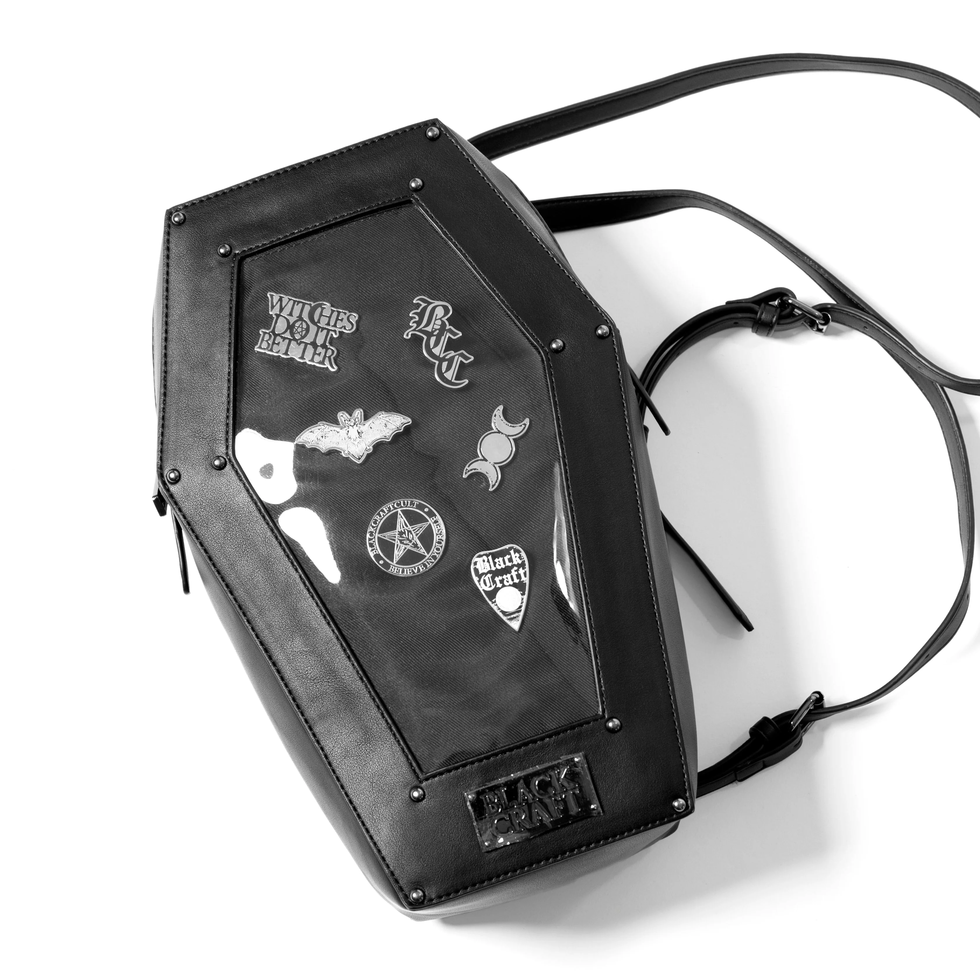 Pin Collector Coffin Backpack - Image 5