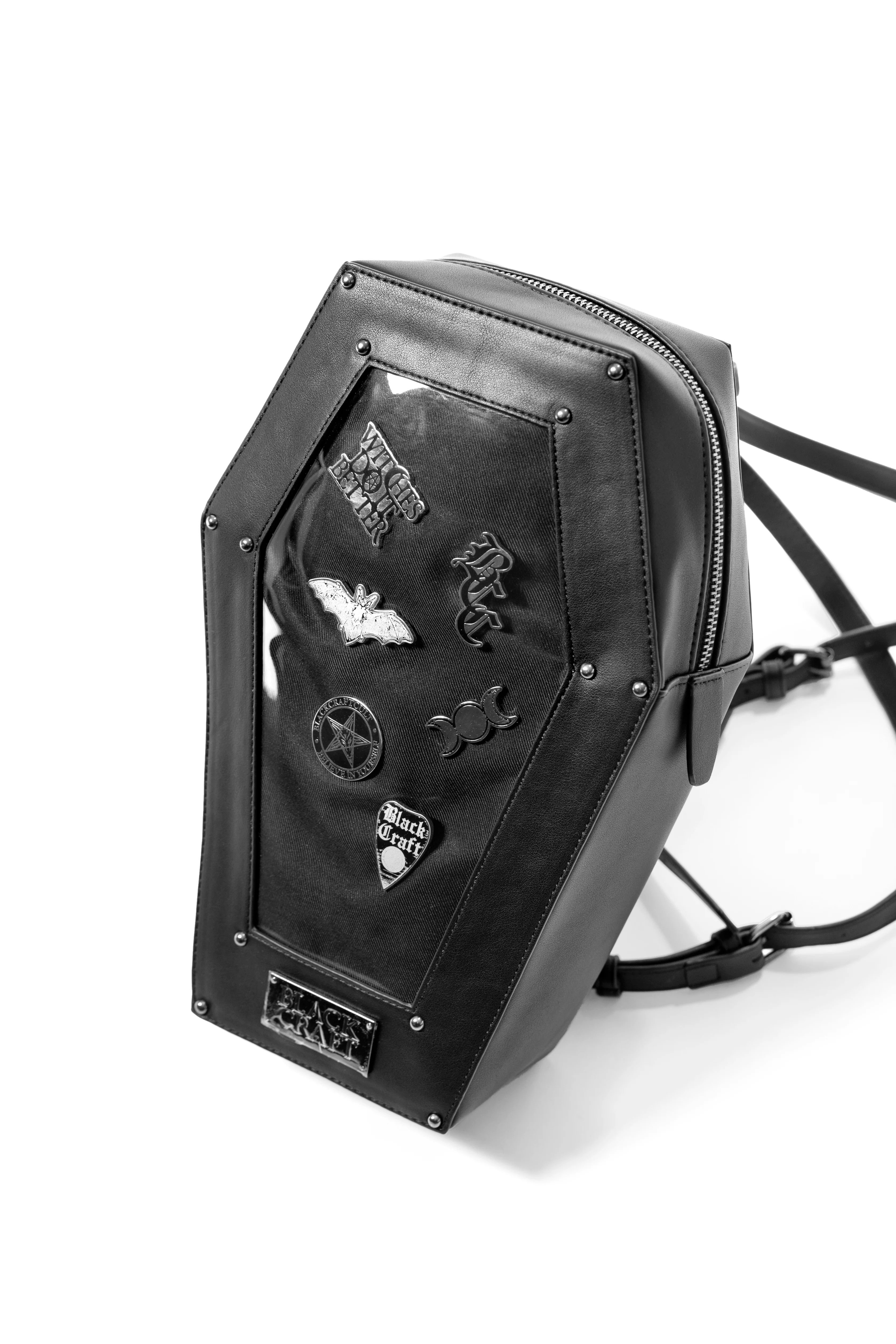 Pin Collector Coffin Backpack - Image 6
