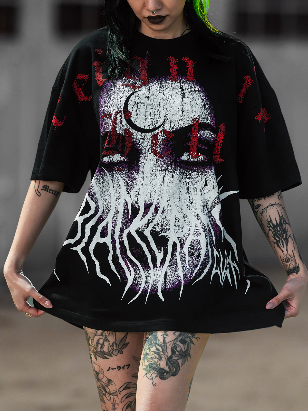Reign In Hell Witch Boxy Tee - Image 3
