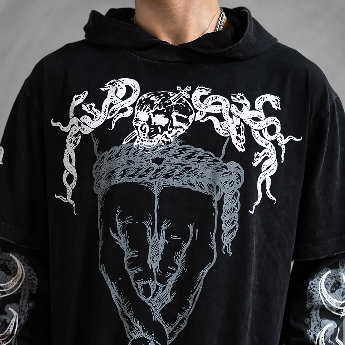 The Bound Gorgon Twofer Hoodie - Image 4