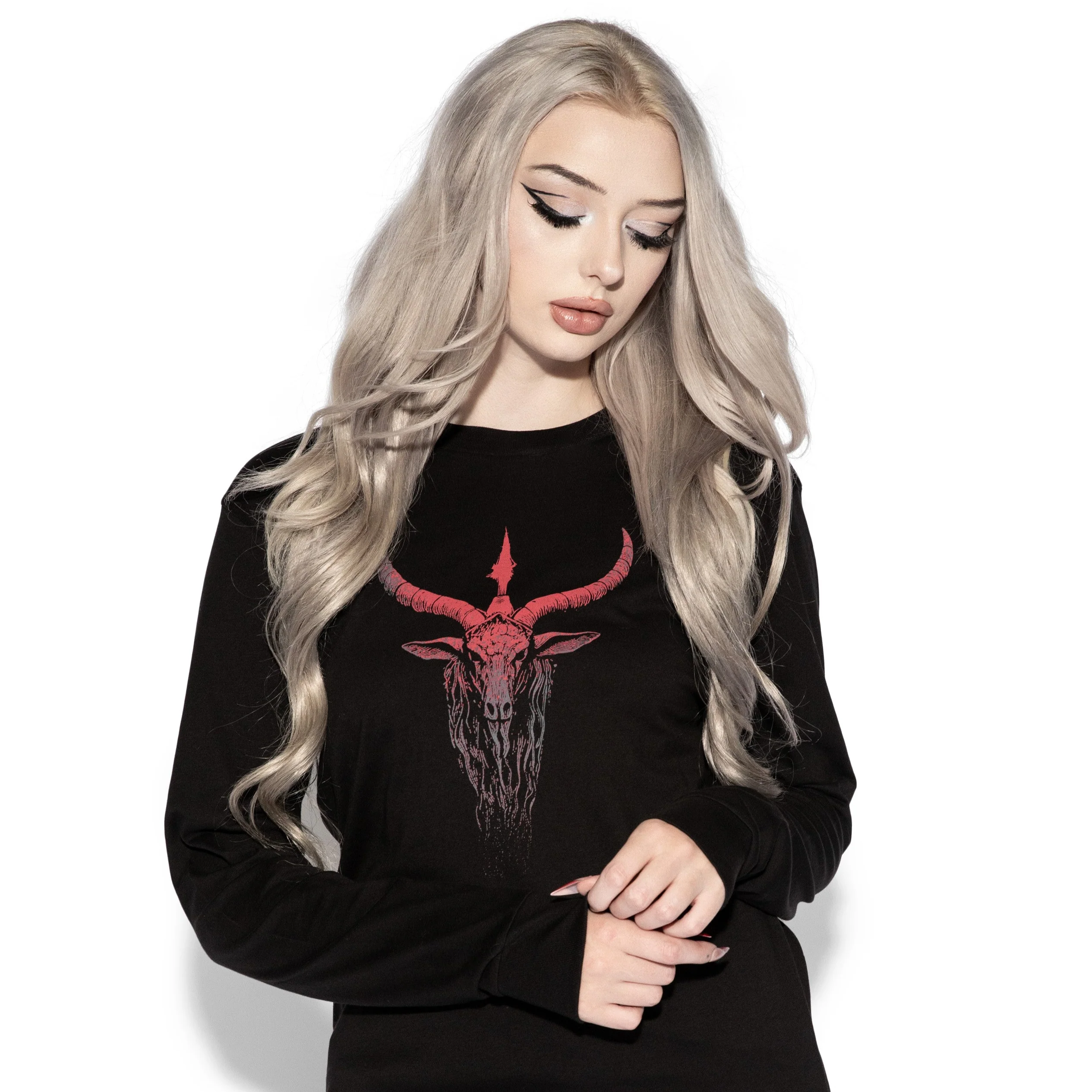 The Devil Long Sleeve T-Shirt - Image 3