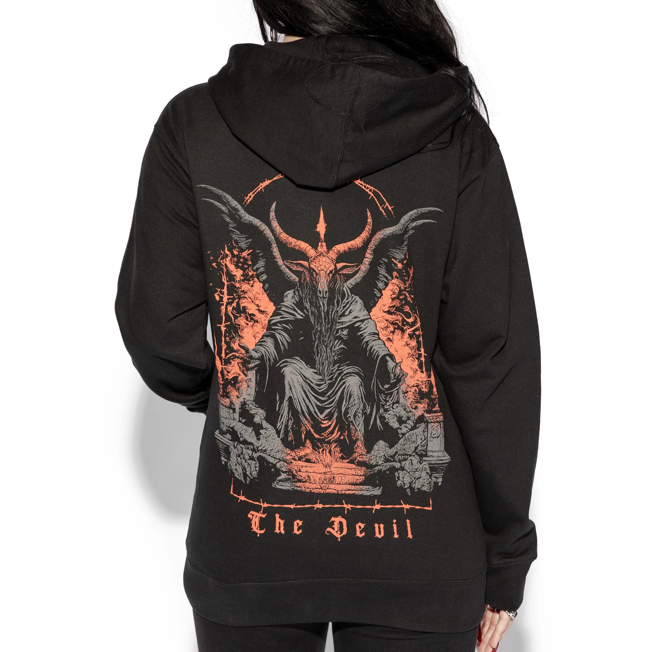 The Devil Zip-Up Hoodie - Image 3