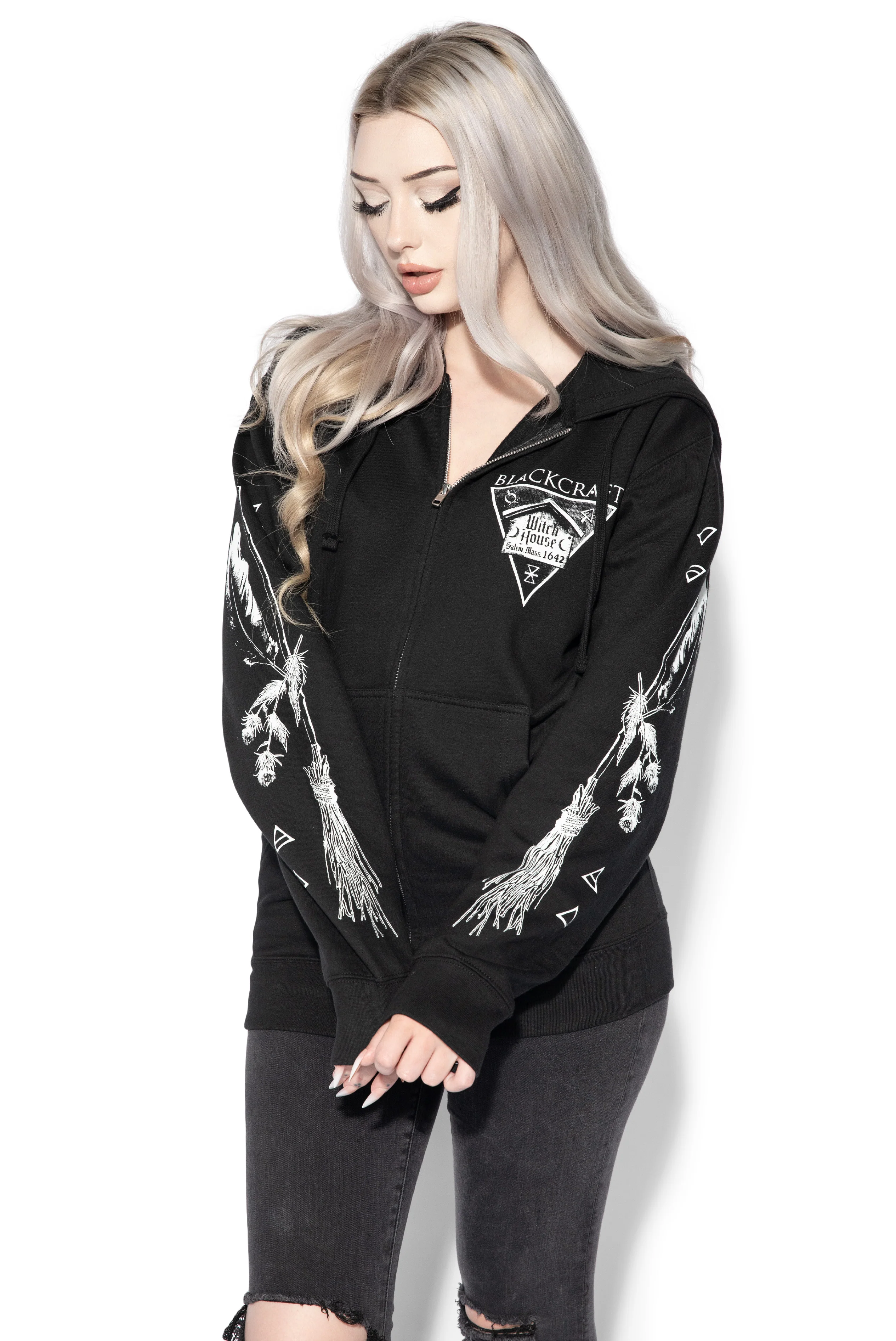 Witch House Zip-Up Hoodie - Image 3